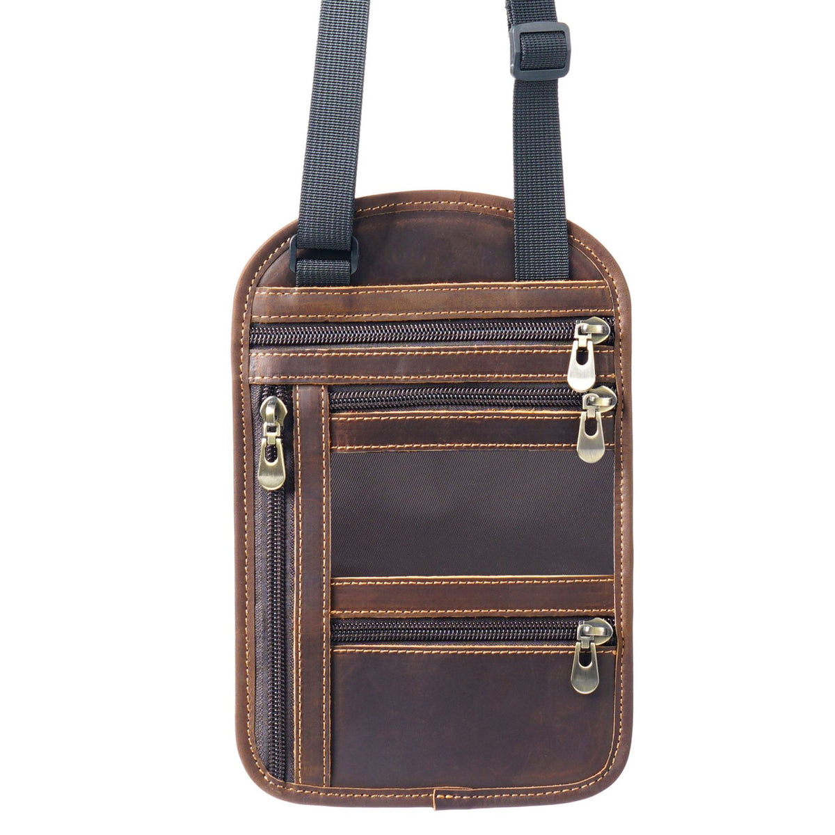 The Wanderer – Leather RFID Passport Organizer Holder