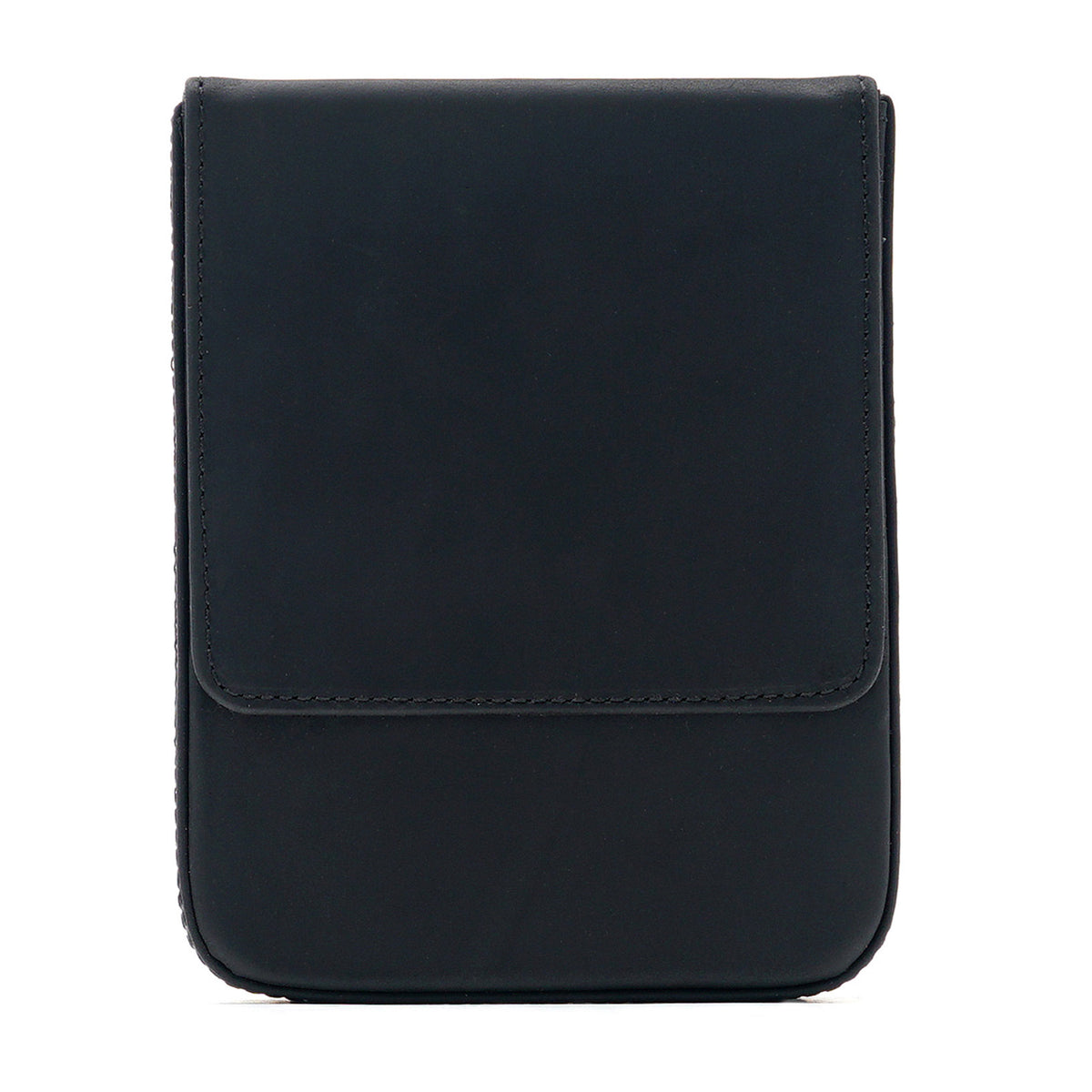 Leather 6-Pen Magnetic Flip & Slide Pencil Case
