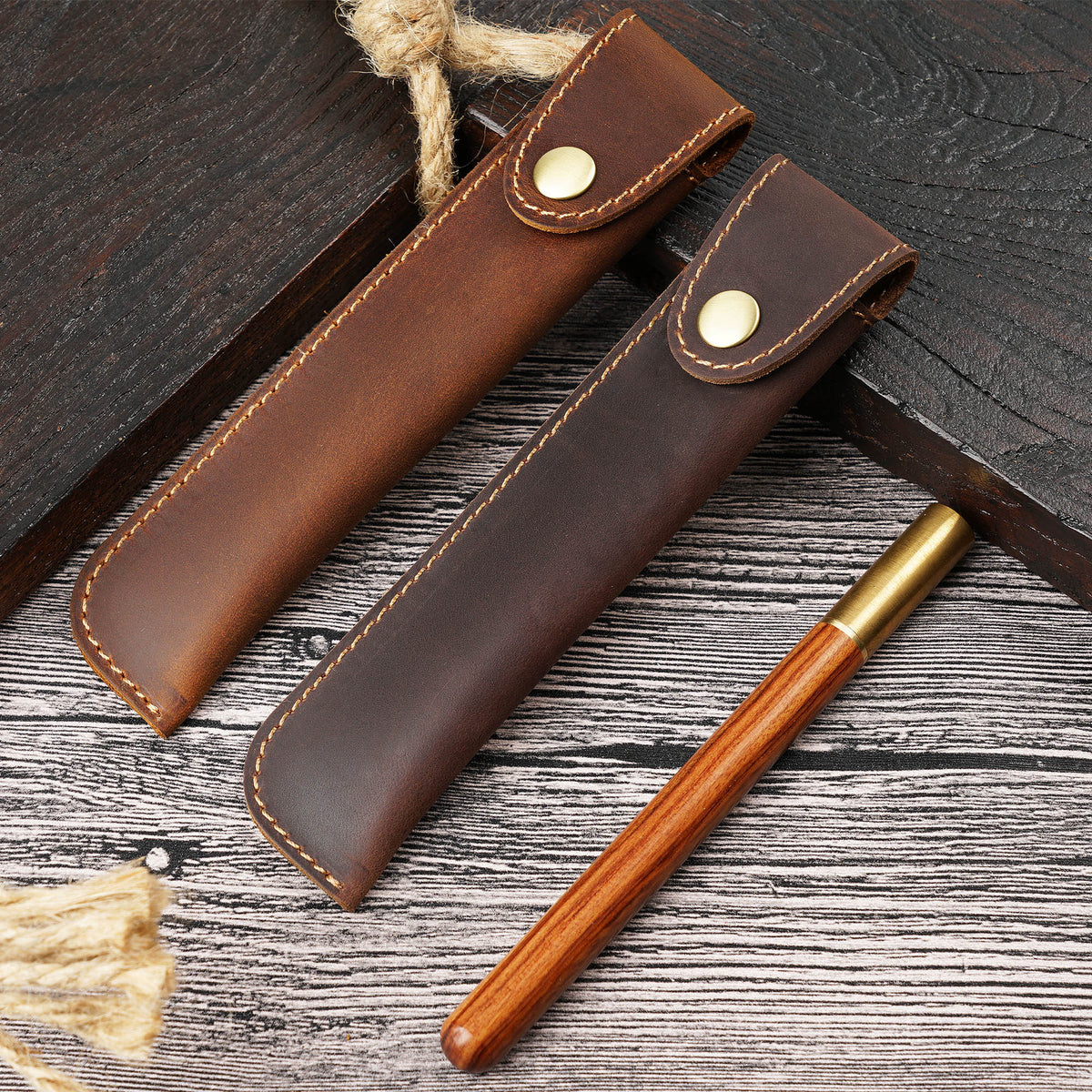 The One Pen — Leather Pen Sleeve