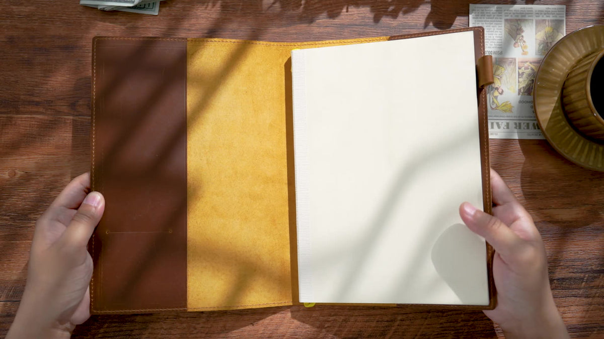 The Boardroom — B5 Oversized Genuine Leather Business Notebook
