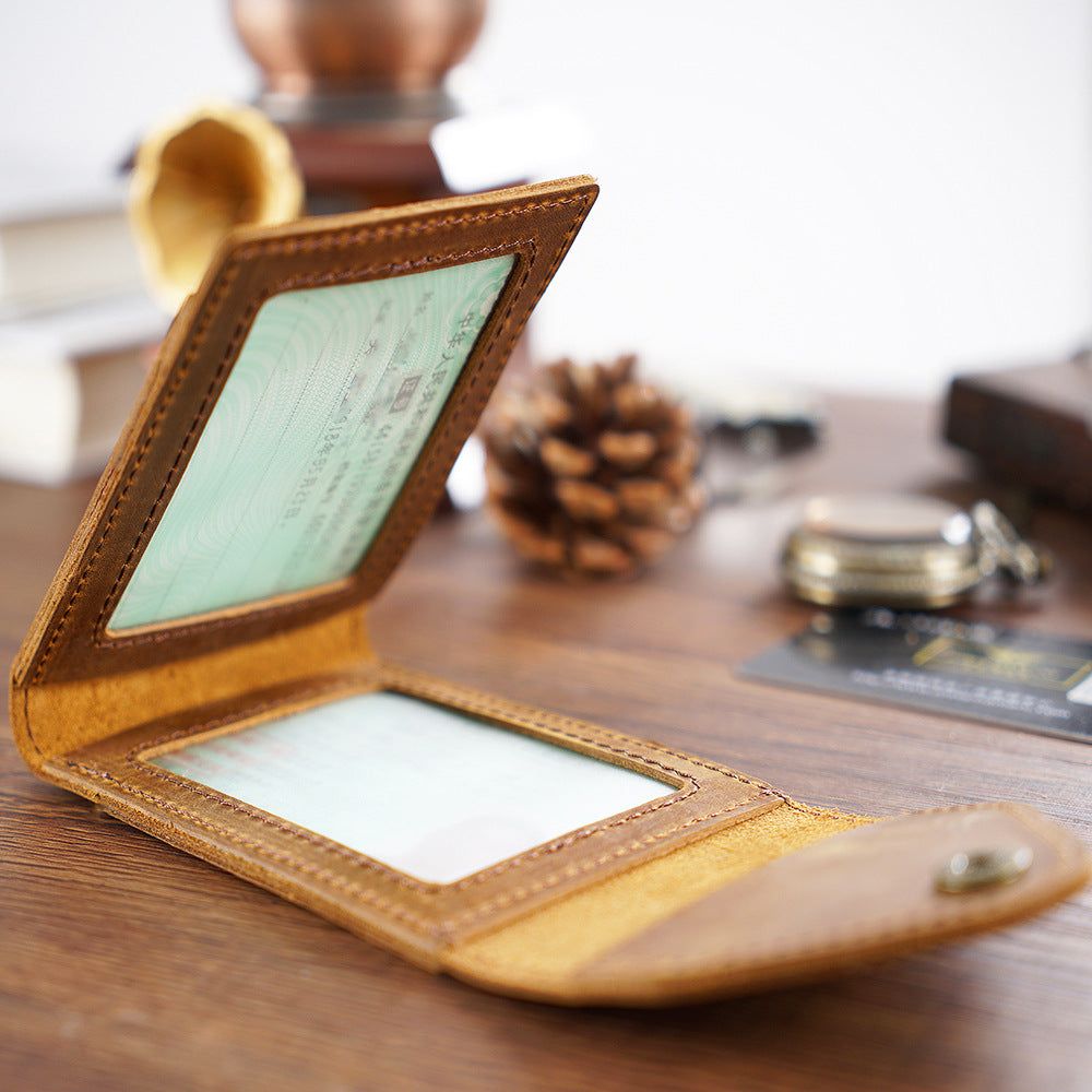 The Open Road – Leather License & Card Wallet