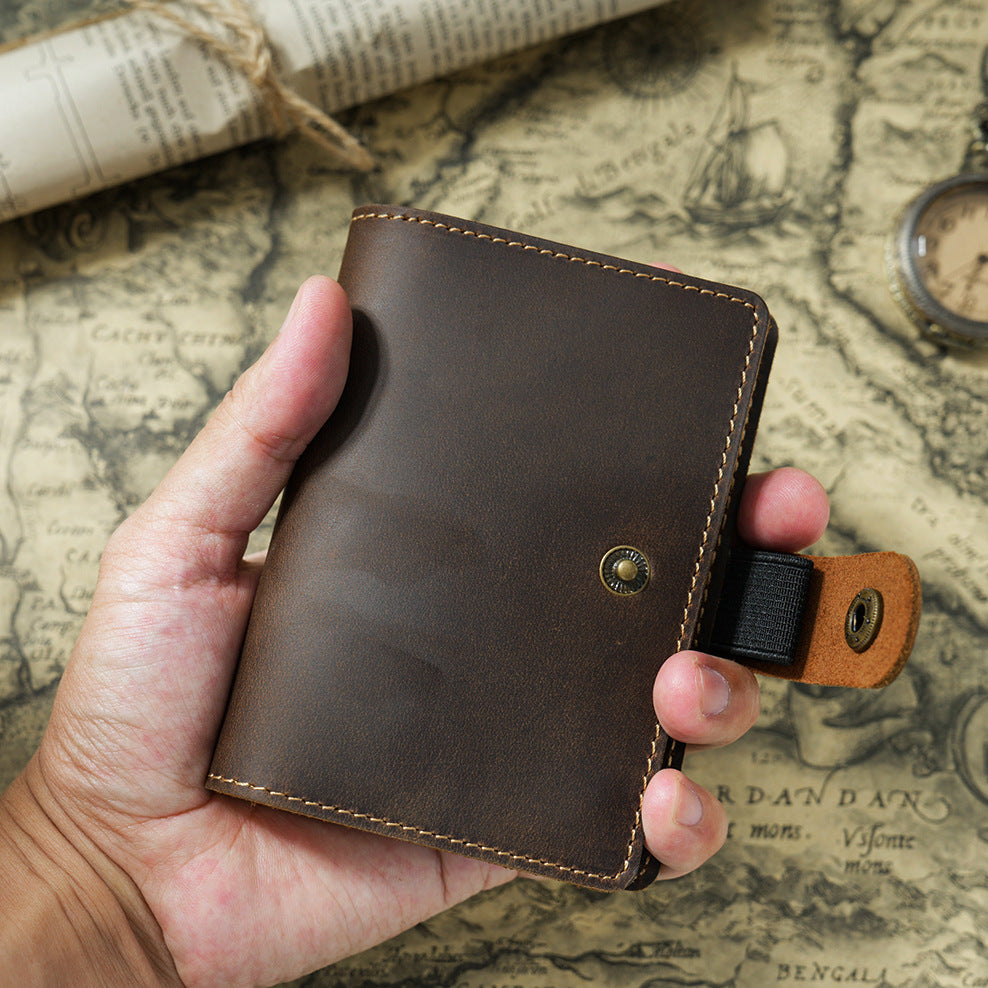 The Pocket Confidant — Mini Genuine Leather Pocket Notebook