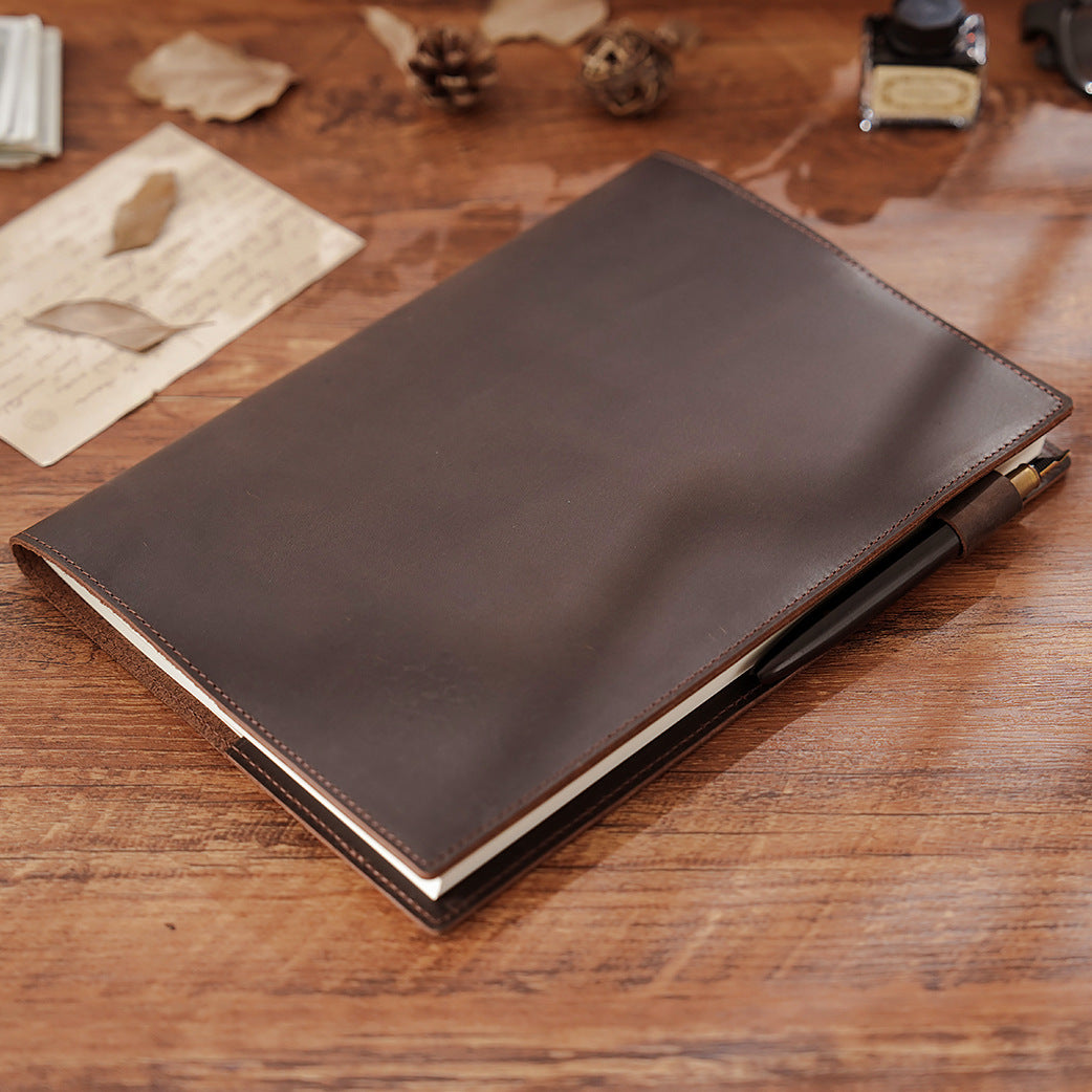 The Boardroom — B5 Oversized Genuine Leather Business Notebook