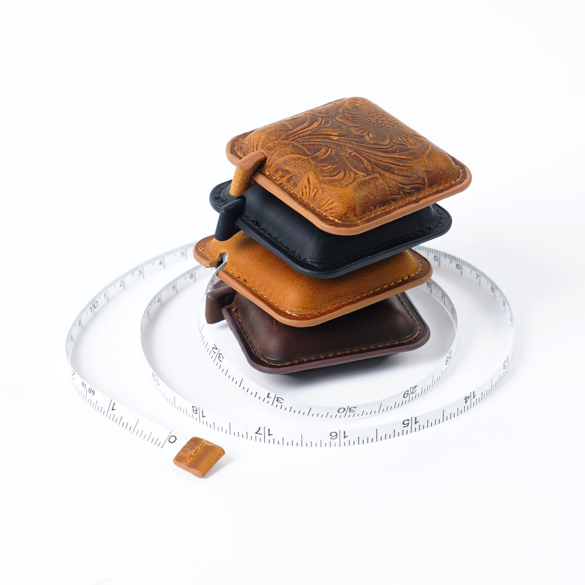 Leather Vintage Mini Tape Measure