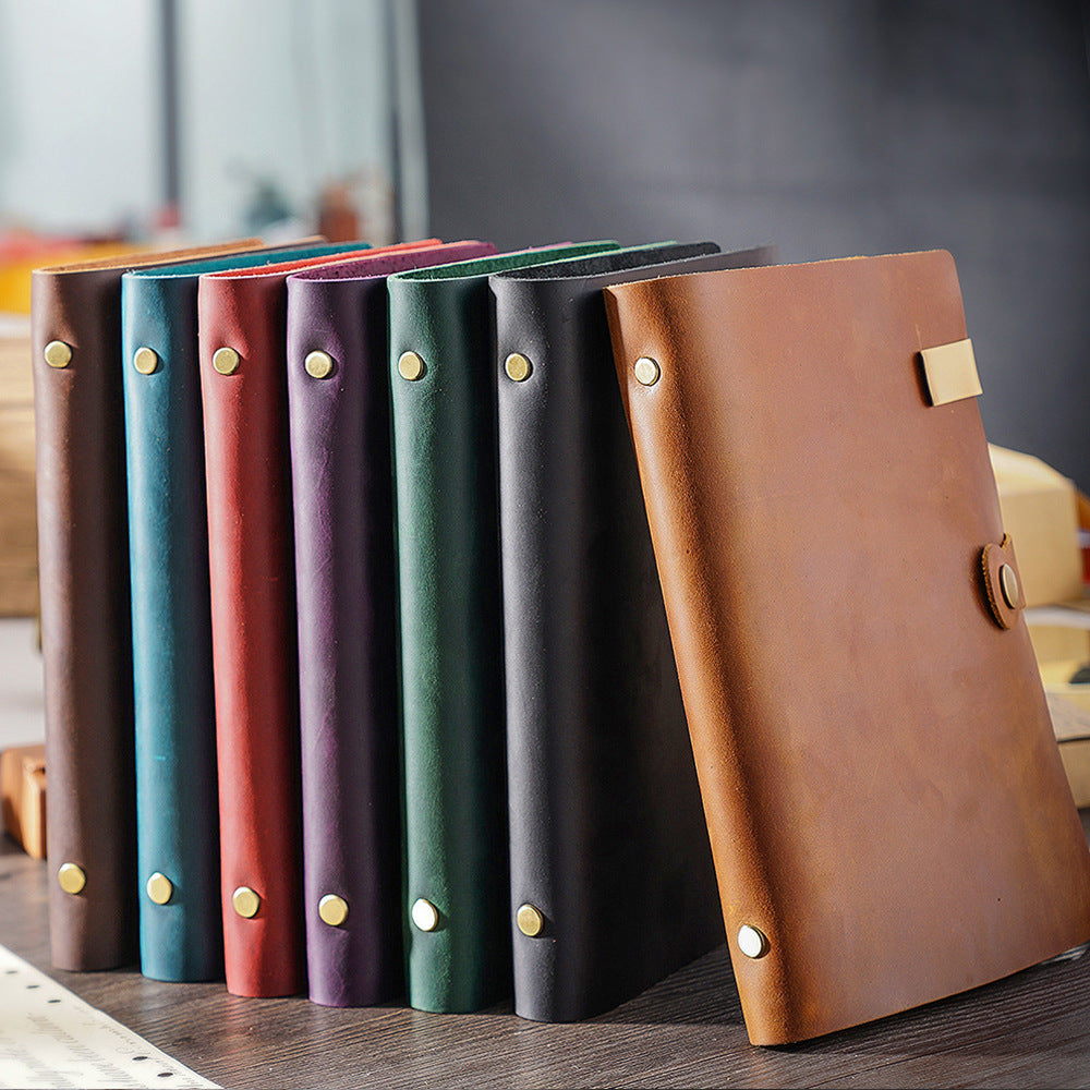 Open Chapter – Vintage Leather A5 6-Ring Binder Notebook