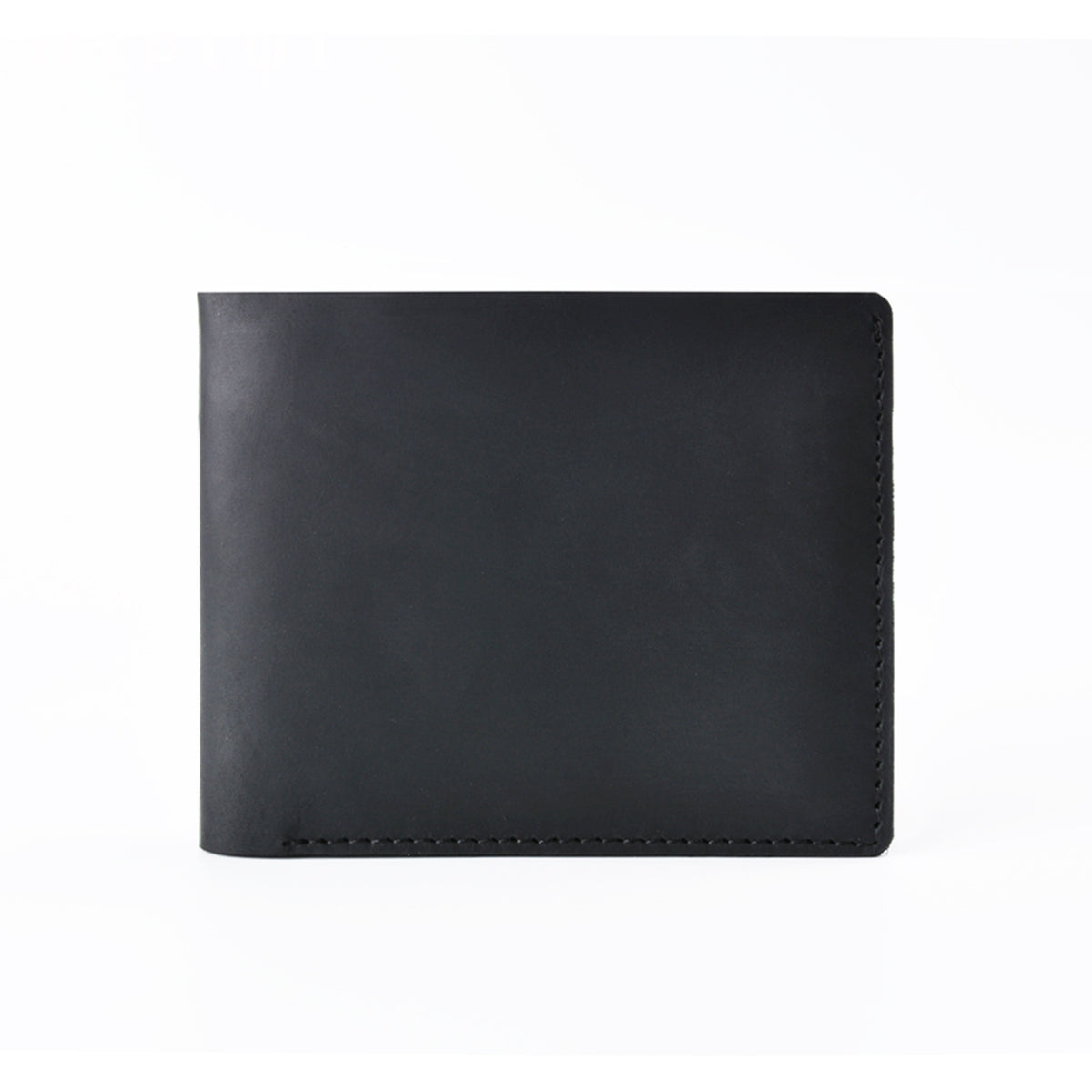 Crazy Horse Leather Bifold Wallet – Compact & Durable Card Organizer