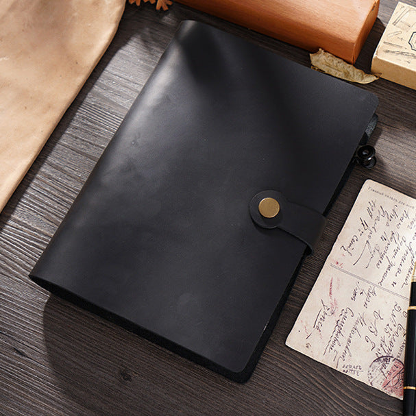 Open Chapter – Vintage Leather A5 6-Ring Binder Notebook