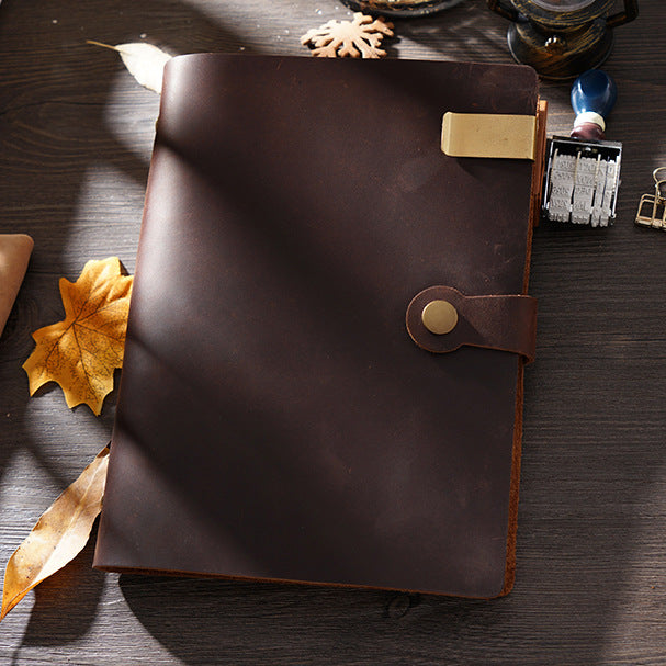 Open Chapter – Vintage Leather A5 6-Ring Binder Notebook