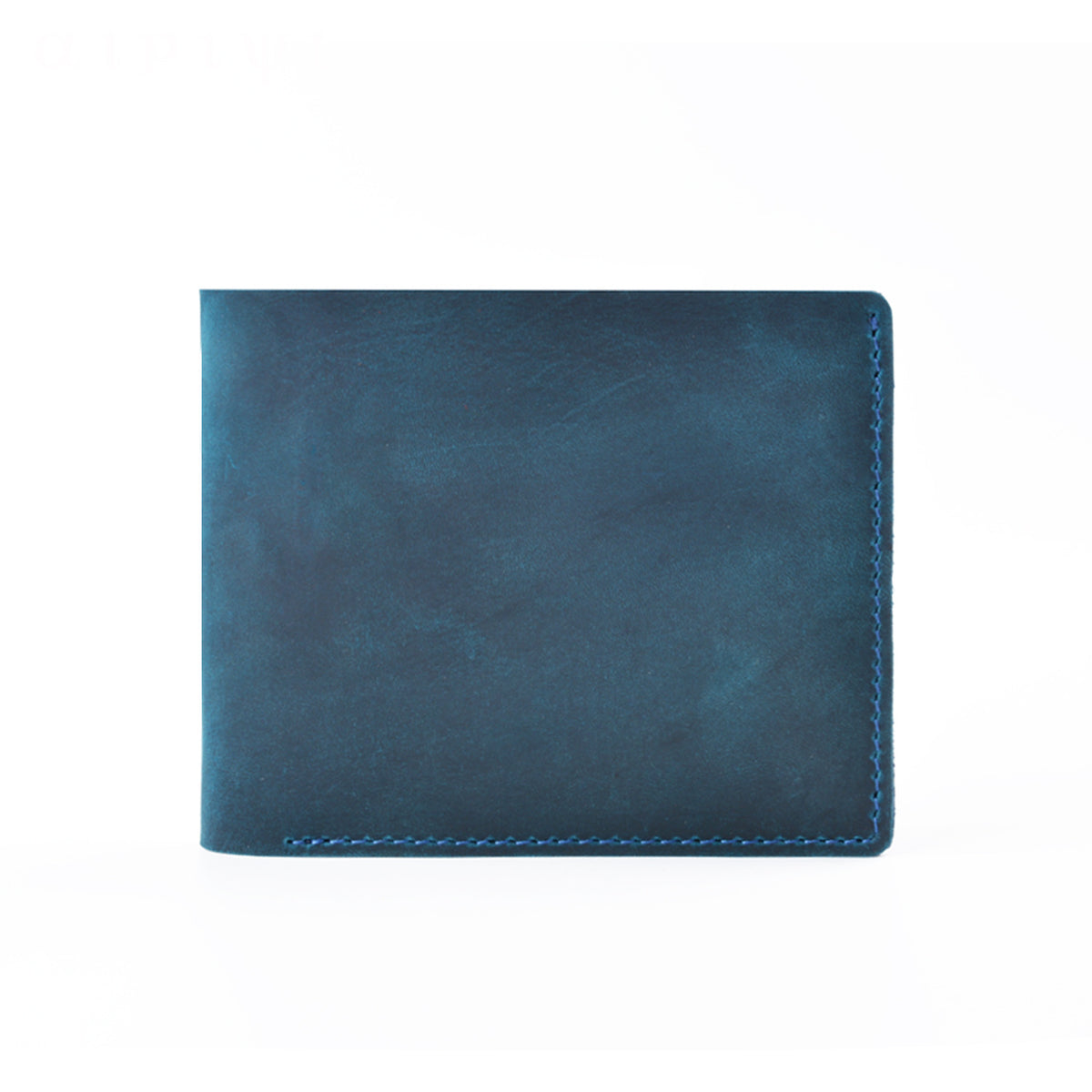 Crazy Horse Leather Bifold Wallet – Compact & Durable Card Organizer