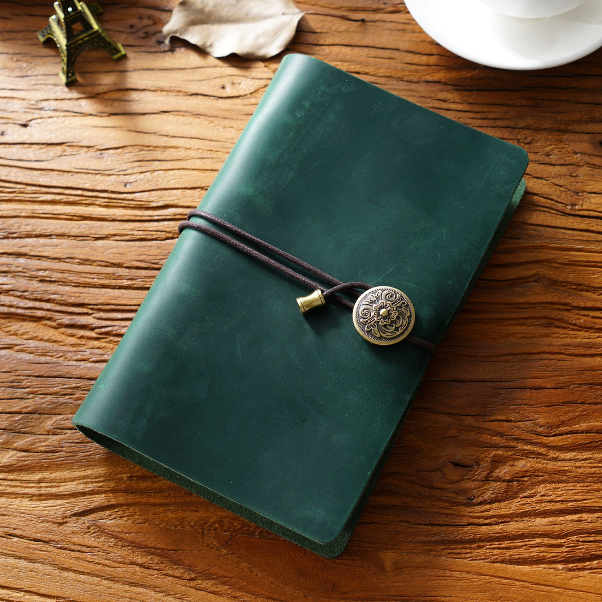 Bound & Found – Vintage Leather A6 Strap Binder Notebook