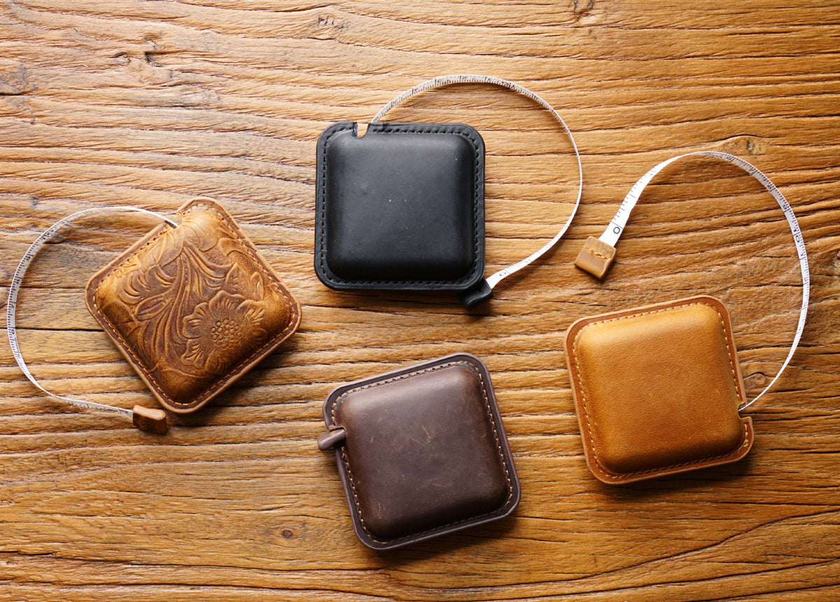Leather Vintage Mini Tape Measure