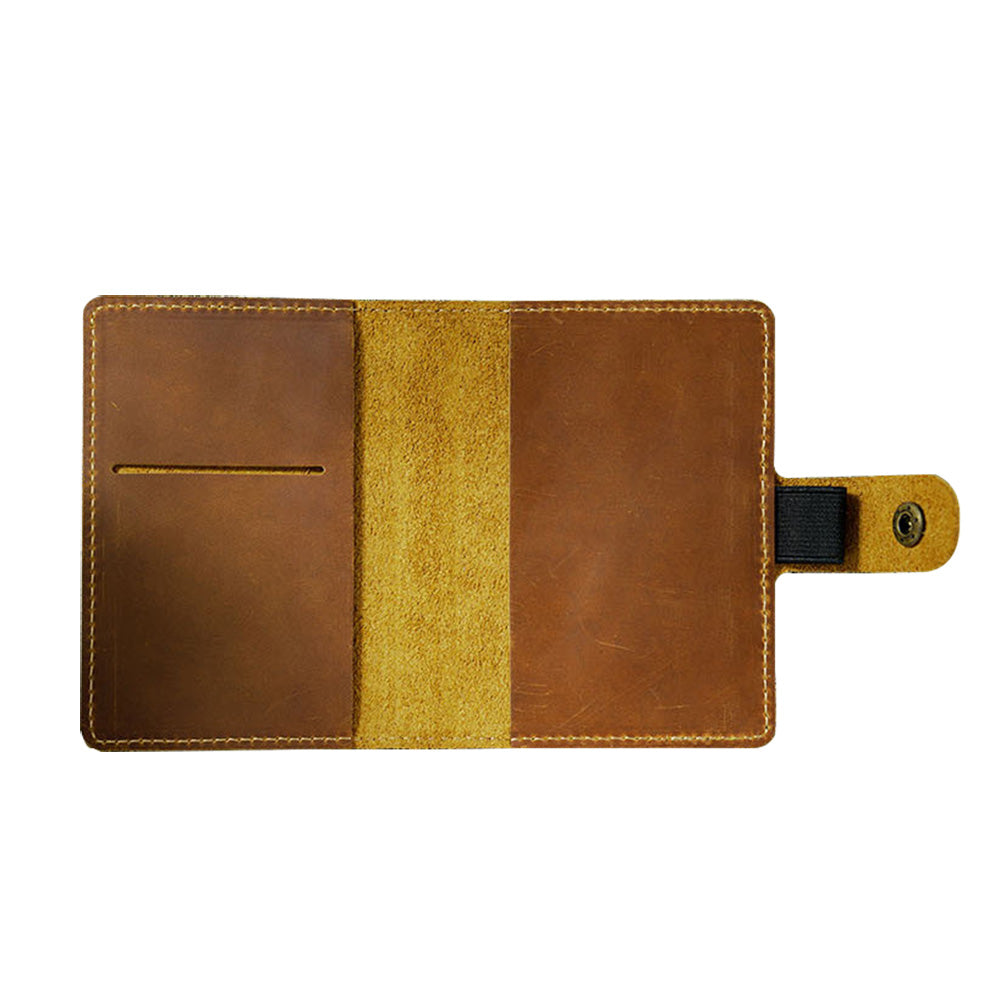 The Pocket Confidant — Mini Genuine Leather Pocket Notebook