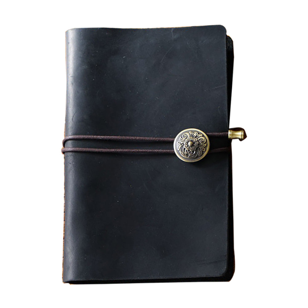 Bound & Found – Vintage Leather A6 Strap Binder Notebook
