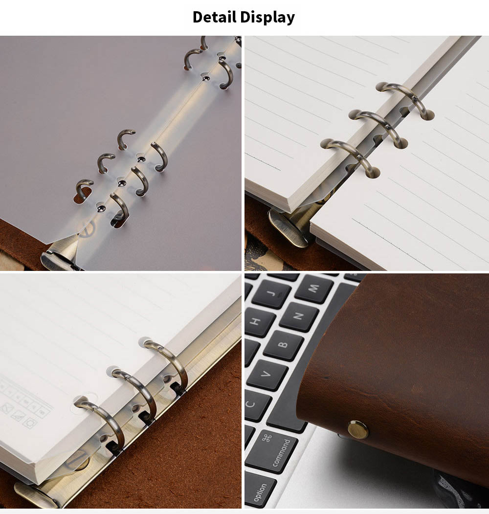 Open Chapter – Vintage Leather A5 6-Ring Binder Notebook